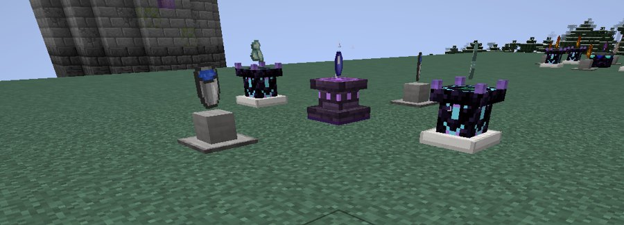 Altar com os 4 pedestais