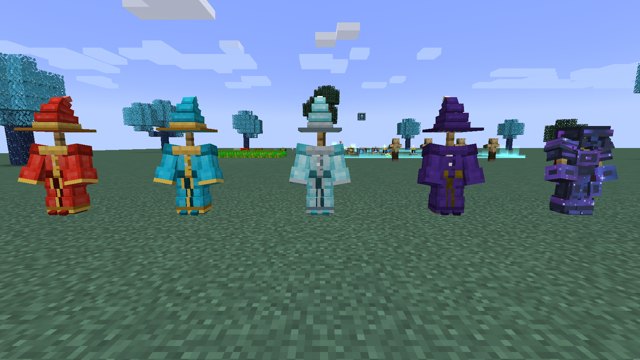 Mago, Elementais (fogo, água, gelo, trovão) e Manilium