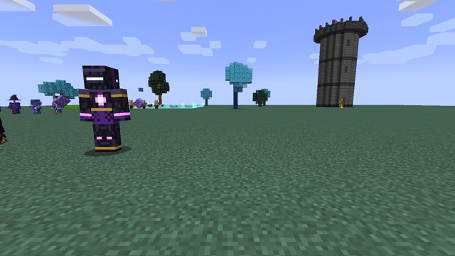 Sentinela Arcana e a Torre Arcana ao fundo
