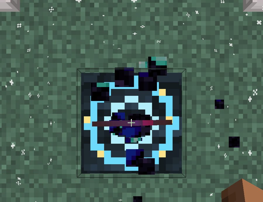 Visto de cima: 4 em cruz a 3 blocos e 4 nas diagonais